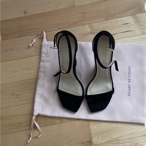 Black Stuart Weitzman Sandals